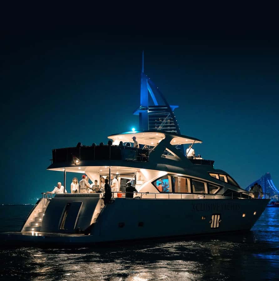 Dubai Harbor: Luxury Yacht Tour with BBQ Options - Audio guide sightseeing: how it helps you get the angles right