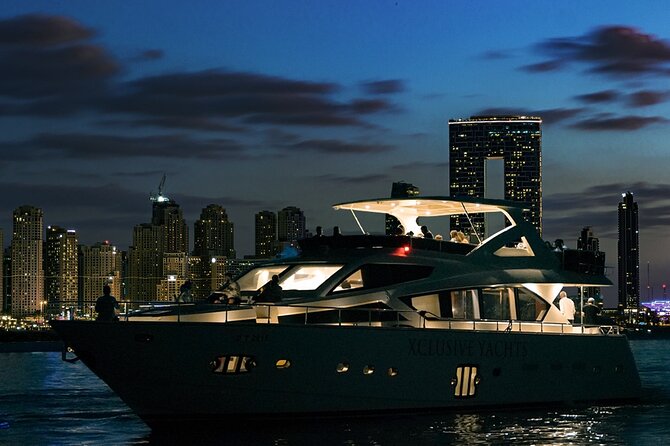 Dubai Harbour Luxury Yacht Tour with BBQ & Drinks - The 2-hour sightseeing route: Dubai Marina to Bluewaters
