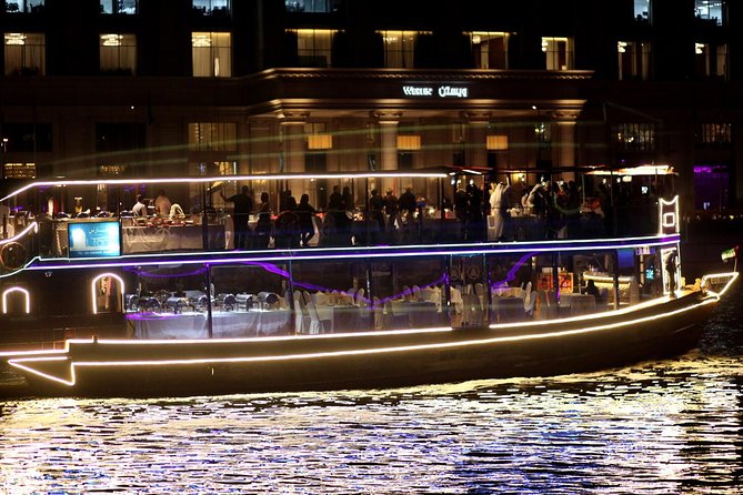 Dubai Luxury Canal Dinner Cruise with Optional Transfer - Stops that matter: IMAGINE, Al Jadaf, Creek Harbour, d3, and Business Bay