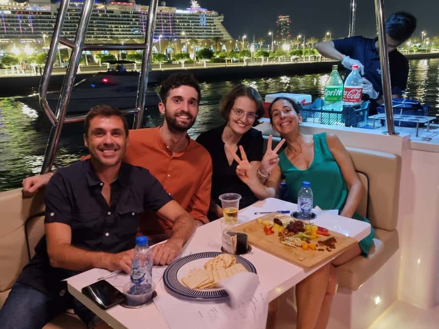 Dubai: Luxury Sightseeing Cruise with Food and Drinks - Burj Al Arab and the silhouette effect that makes it look even bigger