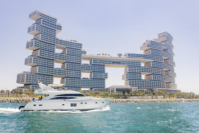 Dubai Luxury Yacht Tour with Live BBQ & Drinks - The 1-hour Marina run: Dubai Marina, The Beach at JBR, Ain Dubai, and Bluewaters Island