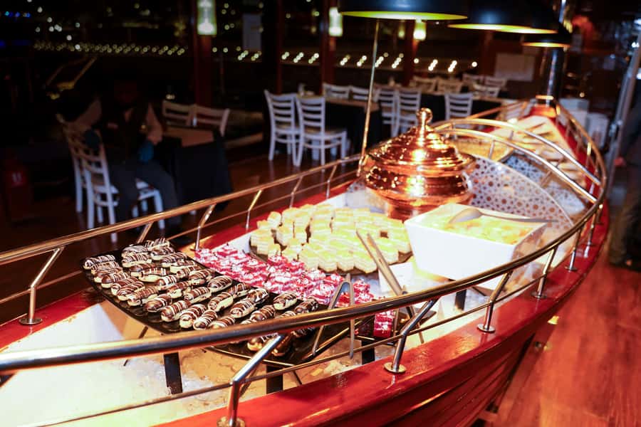 Dubai: Marina Luxury Dhow Dinner Cruise - Boarding moment: the Arabic welcome that sets the tone