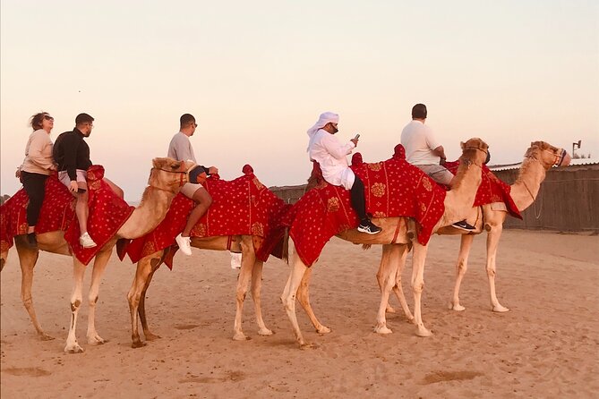 Dubai Premium Desert Safari Red Duns Camel sandbord & Premium BBQ - Luxury Air-Conditioned 4x4 and Professional Driving: What You Should Expect