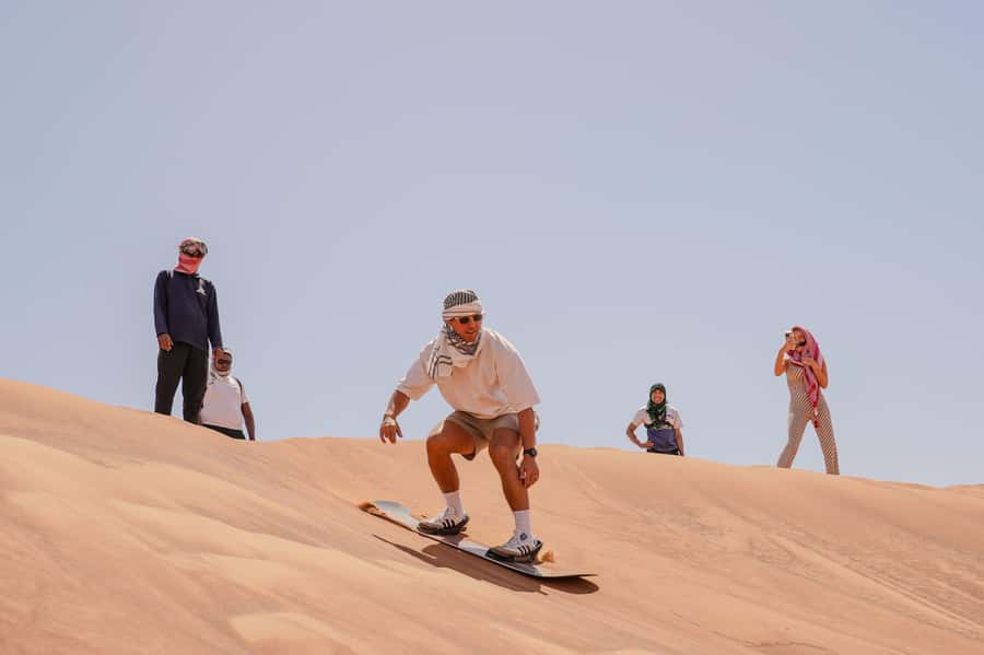 Dubai: Premium Safari, Camel Ride & Al Khayma Camp 3-Buffets - The food setup: 3 buffets, live BBQ, and lamb madfoun