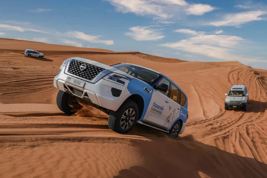 Dubai: Premium Safari, Camel Ride & Al Khayma Camp 3-Buffets - Pickup, road time, and choosing the right start