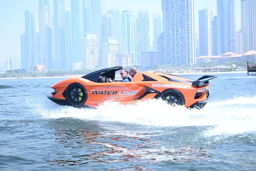 Dubai: Splash & Thrill | 20min Jet Car DXB Harbour - Entering a 2-Seater Jet Car World (Without Jet Ski Anxiety)
