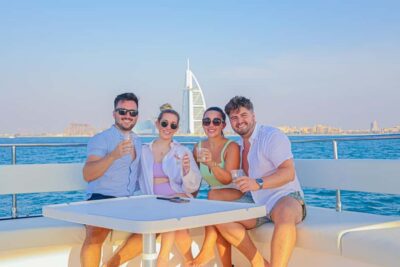 Dubai Waves & Dunes: Luxury Yacht Cruise w/ Red Dunes Safari - Lahbab Red Dunes Dune Bashing: The Main Event