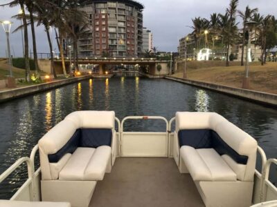 Durban Point Waterfront: Luxury Canal Boat Cruise - Luxury pontoon comfort that actually helps