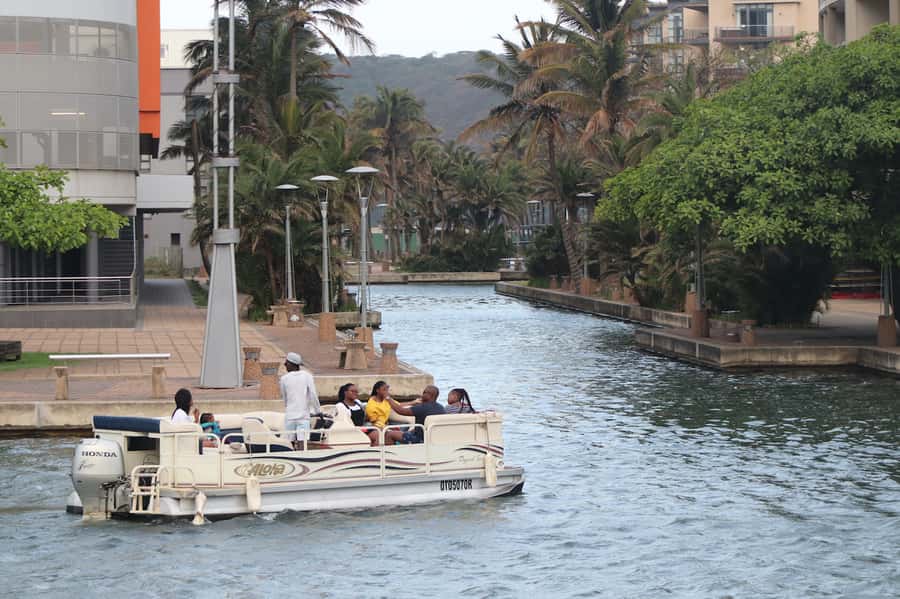 Durban Point Waterfront: Luxury Canal Boat Cruise - The 30-minute canal loop: what the cruise feels like