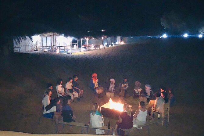 Enjoy Luxury camp 1 nights .camel Drums sandboarding.QUADS - Group Tour Reality: Up to 50 People, Still Manageable