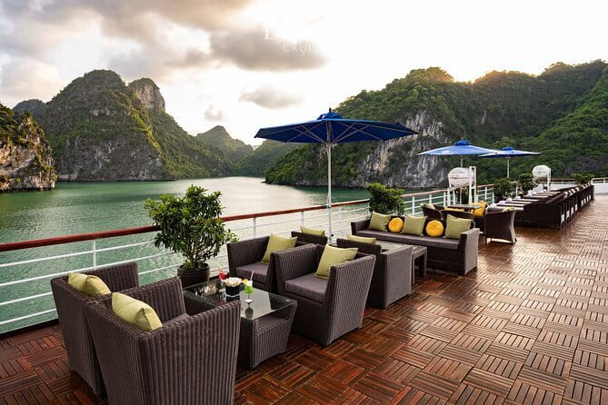 Erina Cruise 5-star cruise 2 day visit Lan Ha Bay private balcony - Dark & Bright cave: structured, tender-based, and actually fun