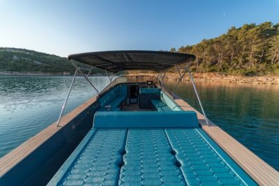 Exclusive Blue Lagoon Luxury Boat Tour from Split - Stop 1: Blue Lagoon and Krknjasi Bay for real swim and snorkel time