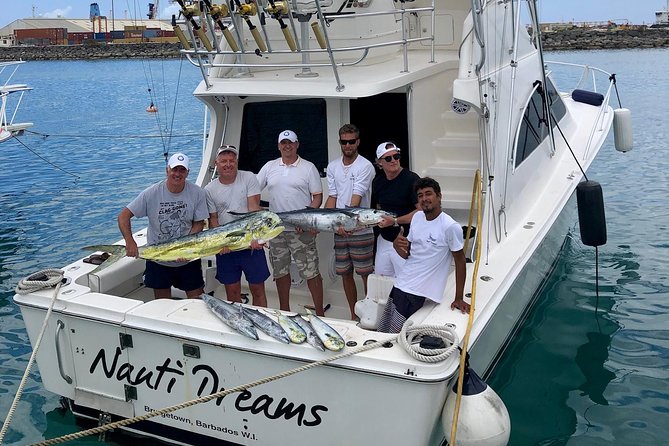 Fishing Trips in Barbados onboard Nauti Dreams Luxury Charters - Where You Meet and How the Day Starts in Bridgetown