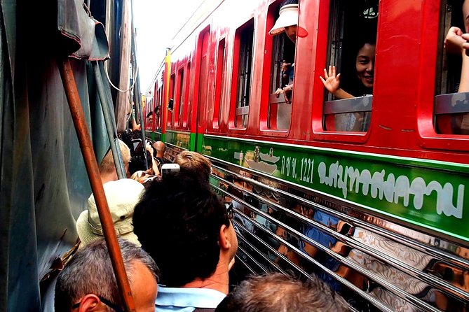 Floating & Railway Market and Coconut Farm Tour [Optional Luxury] - Mae Klong Railway Market: the moment you’ll remember for years