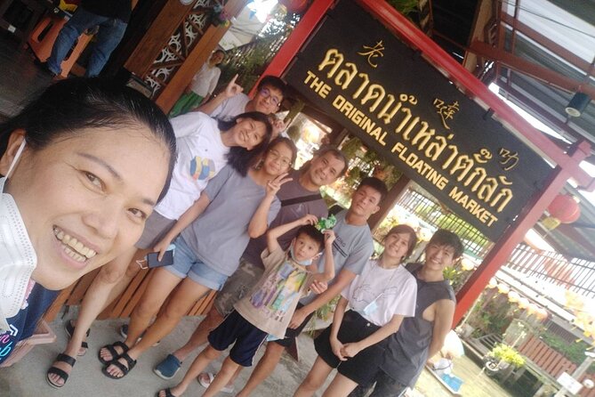 Floating & Railway Markets and Erawan Waterfall [Optional Luxury] - River Kwai Bridge and Death Railway walk: sunset-minded photos