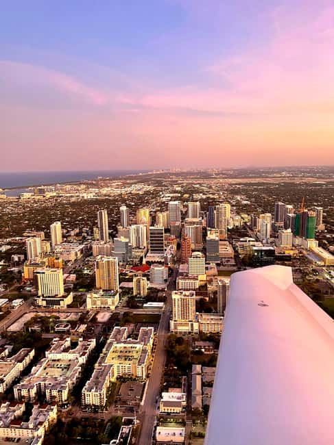 Fort Lauderdale & Miami: Private Luxury Airplane Tour - The Coastal Route Over Fort Lauderdale: Beach Lines and Big-City Angles