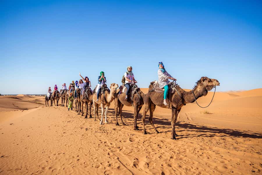From Fes: 2-Day Merzouga Desert Trip(Luxury Tent & Dinner) - Luxury desert camp: comfort, dinner, and campfire culture