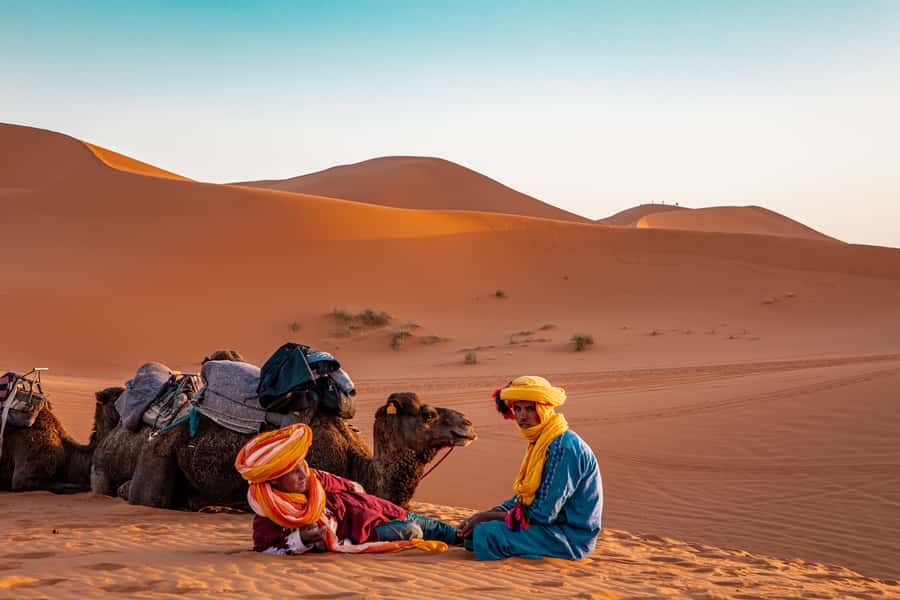 From Fes: 2-Day Merzouga Desert Trip w/Luxury Tent & Dinner - Sunrise over Erg Chebbi and a relaxed desert morning