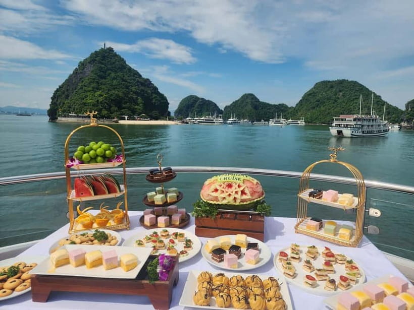 From Ha Long: Luxury Symphony Day Cruise with 2 Jacuzzi Pool - Quick hits before you go
