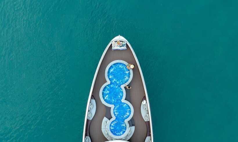 From Ha Long: Luxury Symphony Day Cruise with 2 Jacuzzi Pool - Lunch on Board: Buffet Lunch With a Set-Menu Option