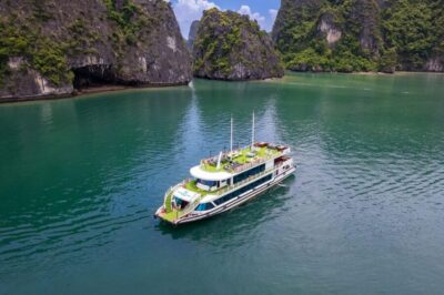 From Hanoi: 1-Day Halong 5-Star Cruise w/Jacuzzi & Limousine - Route in plain English: Hanoi to Tuan Chau, then back