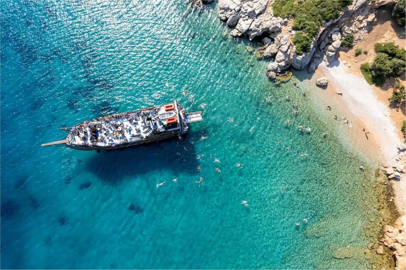 From Kos:A full day cruise in the newest luxury vessel! - Pserimos: a short island break with real swim time