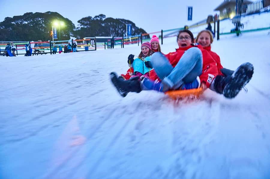 From Melbourne: Day Trip to Mt Buller by Premium Tour Coach - Entering Mt Buller by premium coach, then living in Village Square