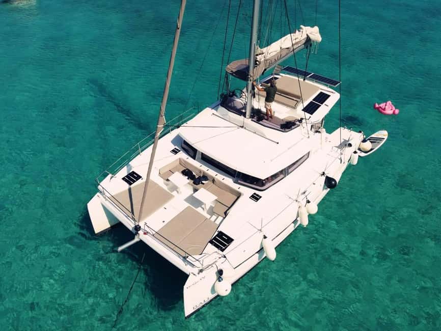 From Panormo: Luxe All-Inclusive Catamaran Cruise with Lunch - Meeting in Panormo: the welcome and the short safety moment