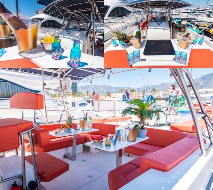 Fuengirola: Luxury Private Boat Rental With Skipper - Swimming off the boat: simple fun, condition-based timing