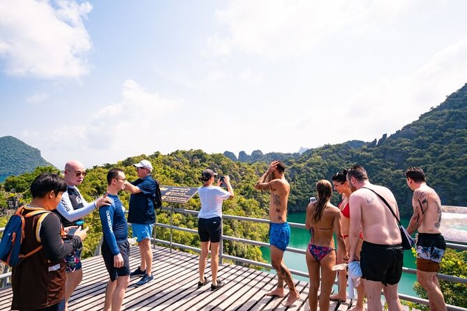 Full Day Ang Thong Islands Luxury Small Group Tour - Emerald Lagoon viewpoint: the short hike and the no-swimming rule