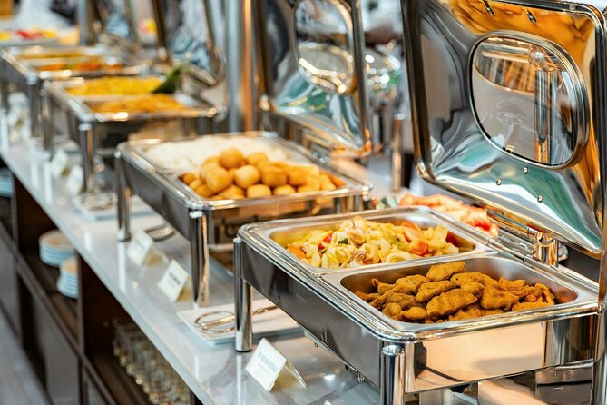 Full day Halong Bay Luxury Cruise - buffet lunch, kayak, swim. - Boarding at Tuan Chau and a buffet lunch with real local options