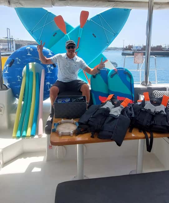 Gran Canaria⛵Private Catamaran Trip – All-Inclusive Luxury - Snorkeling and SUP Without the Hassle: How to Use the Time
