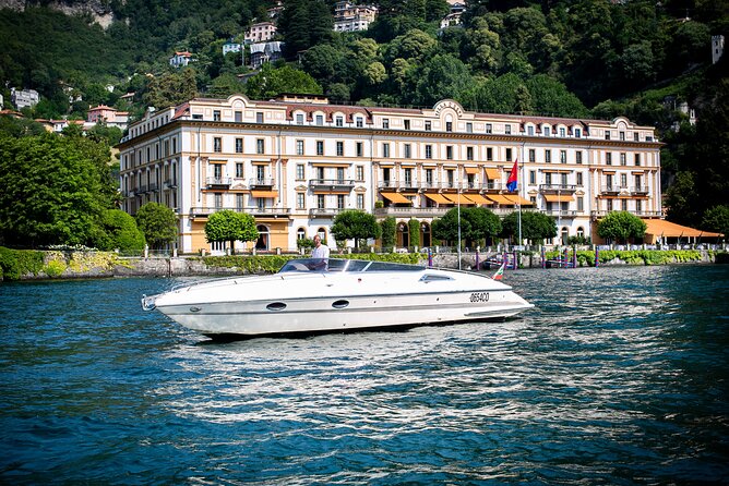 Grand Tour, 1h to 4h private luxury speedboat at Lake Como - Villa Olmo and the classic aristocratic stretch along the footpath