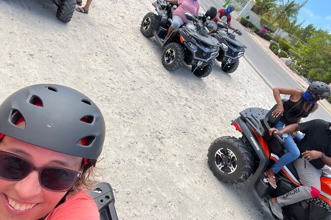 GRAND TURK: Luxury ATV Adventure Tour - The ride starts on historic roads: Front Street and colonial-era routes
