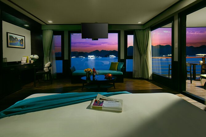 Halong Bay 3 days 2 nights on PEONY CRUISES 5 Stars LUXURY - Day 3: Cat Ba cave tour at Gia Luan, then back to Hanoi