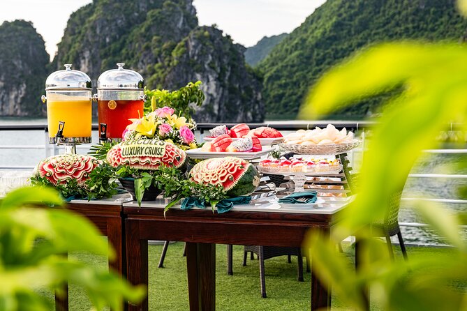 Halong bay 5star Cruise Day Trip: Buffet lunch & Limousine bus - Sung Sot (Surprise) Cave: the main cave stop you’ll actually remember