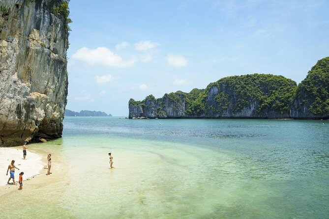 Halong Bay Cruise 2 Days 1 Night with 4 Star Luxury - Cat Ba Island visit: Gia Luan Pier and the Quân Y (Medical Military) Cave