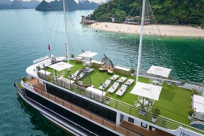 Halong Bay Day Tour Luxury Cruise With Jacuzzi and Buffet Lunch - Key highlights that matter in real life