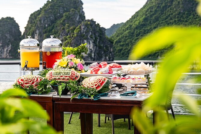 Halong Bay Full Day With Cave, Kayaking And Swimming - Getting a little extra: the sunset party on board
