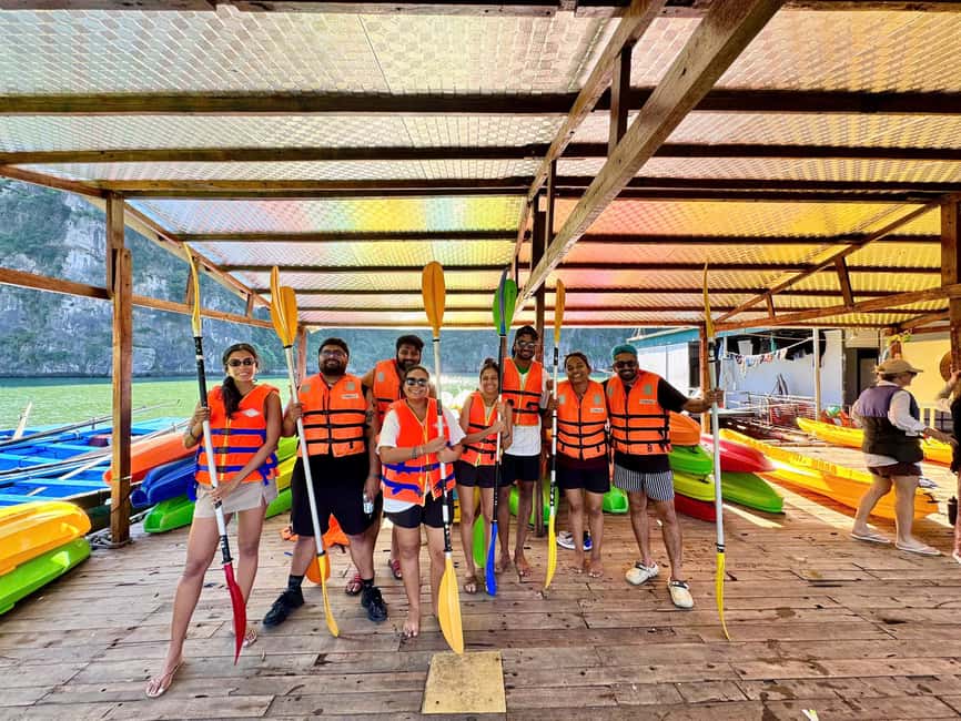 Halong Bay: Luxury Day Cruise w/ Pool, Kayak, Free Transfer - Titop Island: beach time plus the payoff of the viewpoint