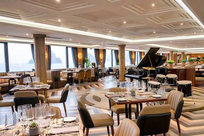 Halong Bay Luxury Dinner Cruise - Ambassador - Dinner on board: Asian-European flavors made for a fun night