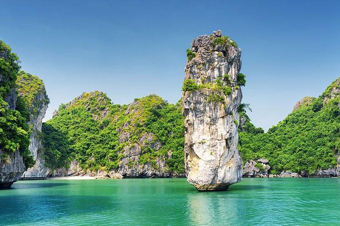 Halong Luxury Cruise Full Day Tour from Hanoi: All Inclusive - Sung Sot Cave: the big wow stop (with steps and crowds)