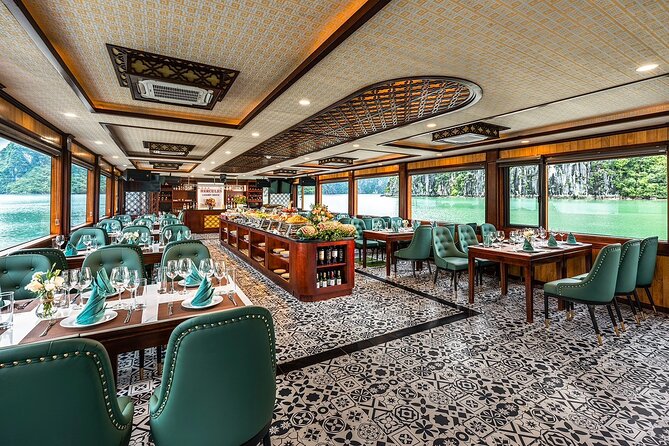 Hercules Grand Day Cruise Tour, Sung Sot Cave,Titop, Luon Cave - Sunset party at sea: included snacks, sundeck views, and a slower vibe
