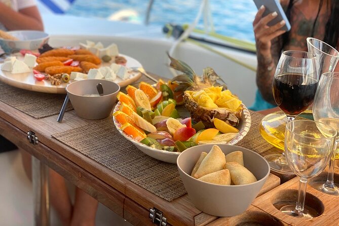 Hersonissos: Luxury Sunset Catamaran Cruise Sushi & Open Bar - Food and Drinks That Actually Match the Sunset Vibe