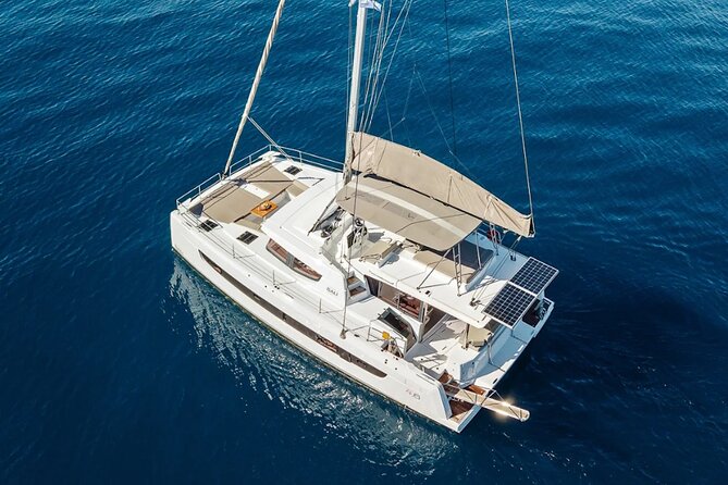 Hersonissos: Luxury Sunset Catamaran Cruise Sushi & Open Bar - The Boat Setup: Sunbeds, Shade, and Onboard Comfort