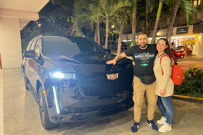 Honolulu SUV Transfer - Hotel, Airport, Port (1-5 passengers) - Price and value: one flat fare for up to 5