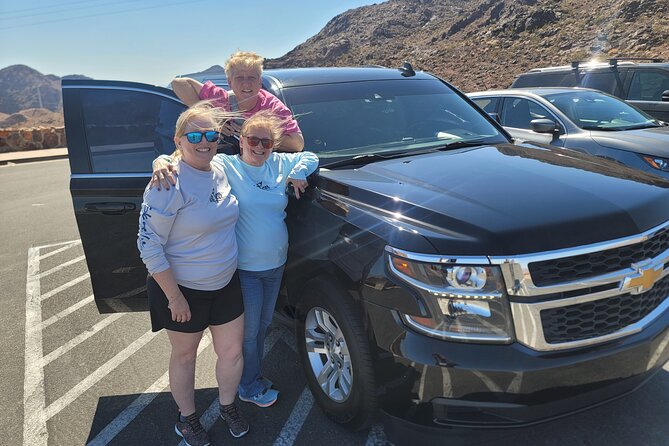 Hoover Dam Private Tour BY Luxury SUV - Drinks, umbrellas, and small comfort wins