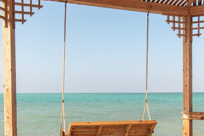 Hurghada: Luxury Cruise to Orange Bay & Hula Hula Island. - Lunch and drinks onboard: good value for a hot morning