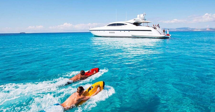 Ibiza: Beach and Cave Boat Tour with Luxury Water Toys - Snorkeling time: what to expect and how to make it smoother