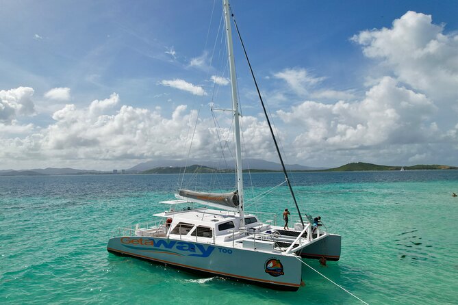 Icacos: Luxury Sailing Catamaran All Inclusive Beach and Snorkel - Water toys: slides, swings, mats, and the all-ages fun factor
